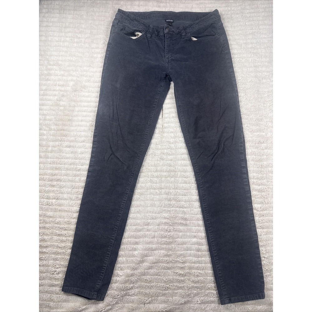 Patagonia Corduroy Pants Size 12 Women's (31x29) Blue Skinny Fit Organic Cotton